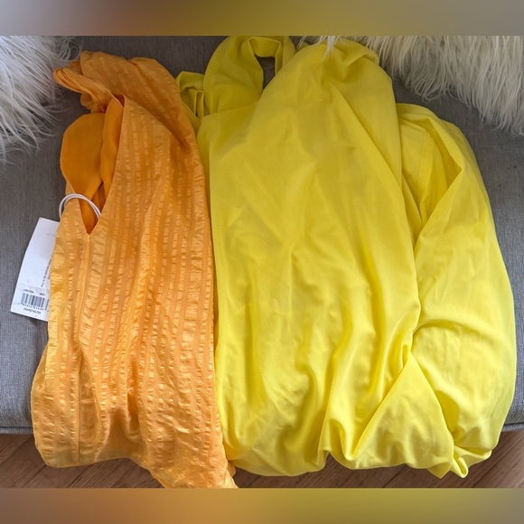 FRAME Halter Crinkled Silk Blouse - Picture 11 of 11